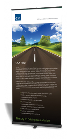 GSA Display Banner Stand