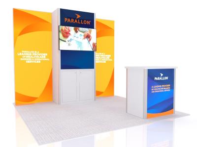 10' Gravitee Rental Tradeshow Displays