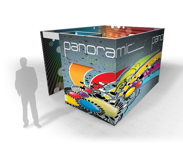 Panoramic Graphic System| Tension Fabric Displays