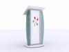 MOD-1549 Trade Show Podium | Counters Pedestals Kiosks & Workstations