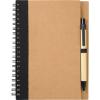 Promotional Giveaway Office | The Eco Spiral Notebook & Pen Black