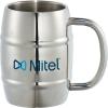 Promotional Giveaway Drinkware | Growl Stainless Barrel Mug 14oz