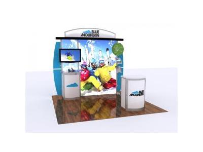 Custom Modular Hybrid Displays | Segue Inline Lightbox 10x10