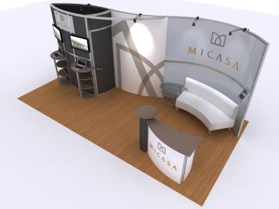 VK-2924 20 Ft Visionary Designs  | Trade Show Displays