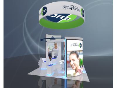 Display Rentals | 20 x 20 Island Custom Symphony Booth