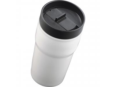 Promotional Giveaway Drinkware | Double-Wall Ceramic Tumbler With Hard Lid 10oz