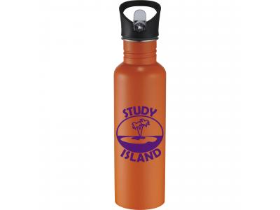 Promotional Giveaway Drinkware | Surf Stainless Bottle 20oz Orange