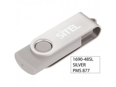 Promotional Giveaway Technology | Rotate Flash Drive 2GB Silver