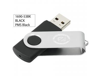 Promotional Giveaway Technology | Rotate Flashdrive 8GB Black
