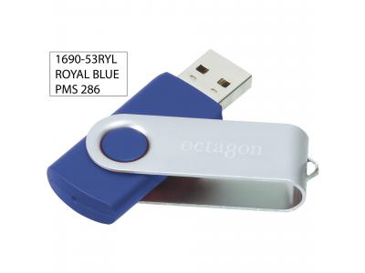 Promotional Giveaway Technology | Rotate Flashdrive 8GB Royal