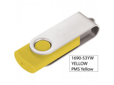 Promotional Giveaway Technology | Rotate Flashdrive 8GB Yellow