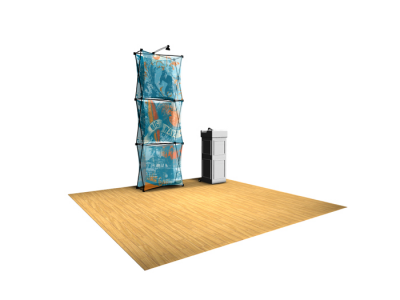 Xpressions Sheer 1x3 Pop Up Displays Kit B | Trade Show Displays