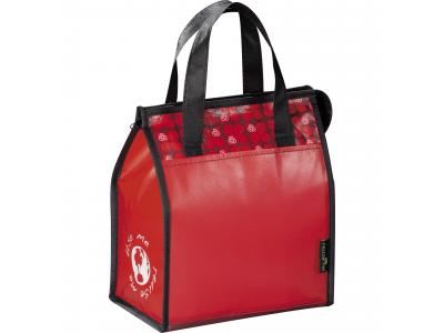 Promotional Giveaway Bags | Laminated Non-Woven Lunch Bag Red
