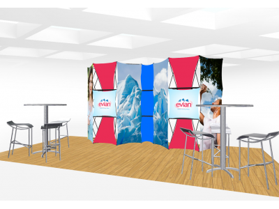 Xpressions Connex 10x20 Pop Up Displays Kit E | Trade Show Displays 