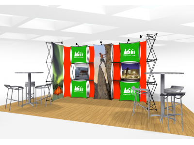 Xpressions Connex 10x20 Pop Up Displays Kit B | Trade Show Displays