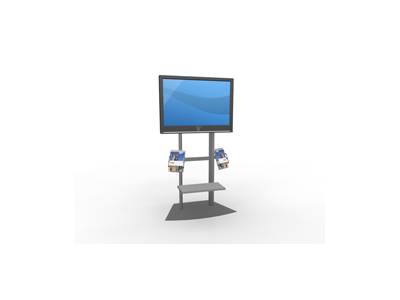 MOD-1247 Monitor Stand | Counters Pedestals Kiosks & Workstations