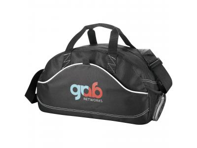 Promotional Giveaway Bags | Boomerang 18" Sport Duffel Black