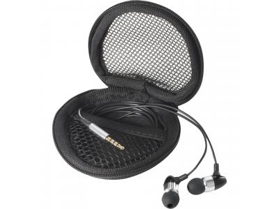 Promotional Giveaway Technology | Apollo Ear Buds With Mic Black