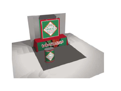 Pop Up Displays | 10’ VBurst Pop Up Display Kit C