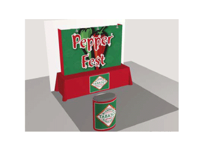 Pop Up Displays | 10’ VBurst Pop Up Display Kit D