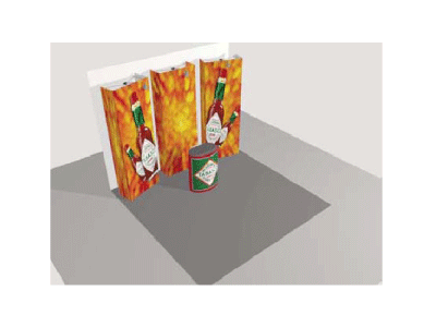 Pop Up Displays | 10’ VBurst Pop Up Display Kit F