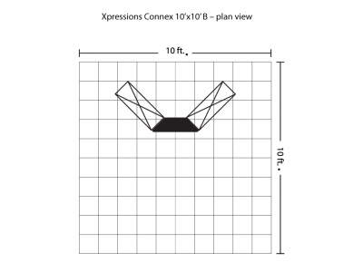 Xpressions Connex 10x10 Pop Up Displays Kit B | Trade Show Displays