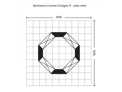 Xpressions Connex Octagon Pop Up Displays | Trade Show Displays