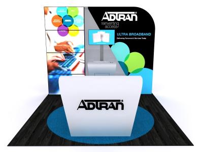 Custom Modular Hybrid Displays | DM-1047 10 Ft Visionary Designs