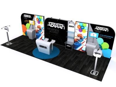 Custom Modular Hybrid Displays | DM-1049 30 Ft Visionary Designs