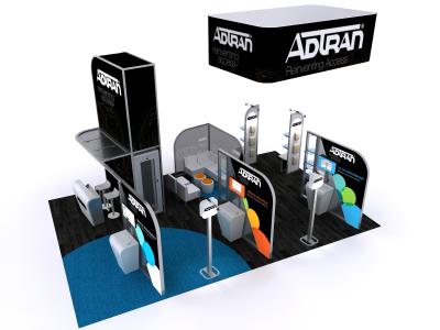 DM-1051 Hybrid Exhibit | Custom Modular Hybrid Displays  