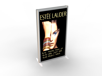 Banner Stands | MOD-1250  Backlit 3-D Banner Stands