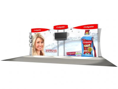 RE-2033 eSmart Colgate w/ Graphics | Display Rentals