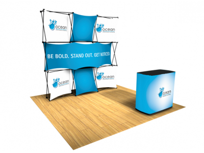 Pop Up Table Top Display | Express Kit D left