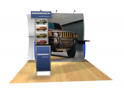 Issa - Perfect 10 Trade Show Displays | Custom Modular Hybrid Displays