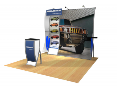 Issa - Perfect 10 Trade Show Displays | Custom Modular Hybrid Displays