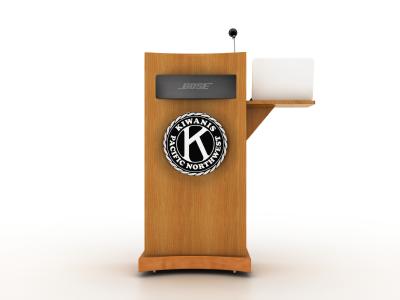 MOD-1547 Trade Show Podium | Counters Pedestals Kiosks & Workstations