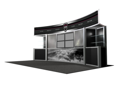 Visions Custom Modular Hybrid Displays | VK-2011 20 Foot Visions Display