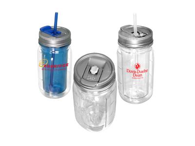 Promotional Giveaway Drinkware | Cool Gear Mason Jar Water Bottle