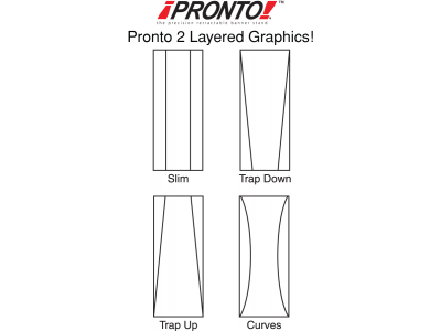 Banner Stands | Pronto 2 Layered Shapes