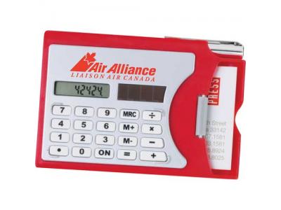 Promotional Giveaway Technology | Calculator & Business Card Holder