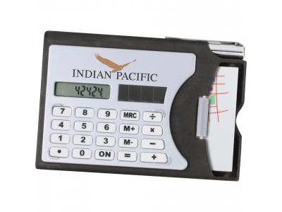 Promotional Giveaway Technology | Calculator & Business Card Holder