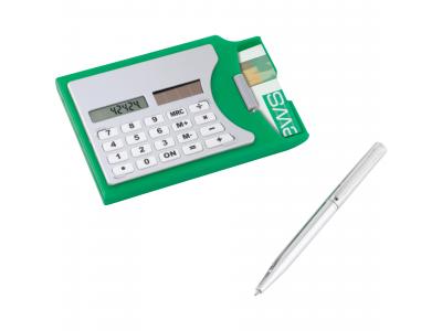 Promotional Giveaway Technology | Calculator & Business Card Holder