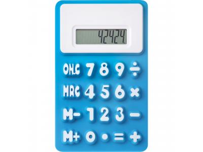 Promotional Giveaway Technology | The Flex Calculator Blue