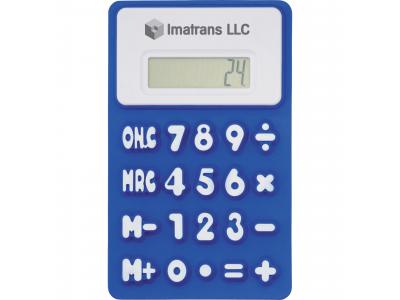 Promotional Giveaway Technology | The Flex Calculator Royal Blue