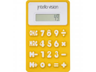Promotional Giveaway Technology | The Flex Calculator Yellow