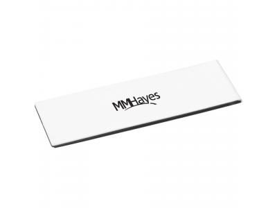 Promotional Giveaway Office | Magnetic Bookmark White