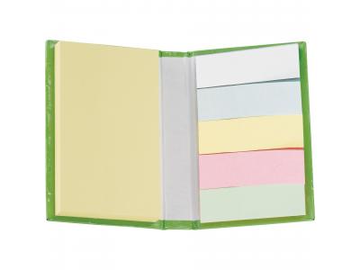 Promotional Giveaway Office | Lil Sticky Notes Book Lime Green open