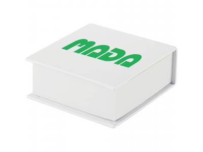 Promotional Giveaway Office | Memo Stack With Sticky Flags White