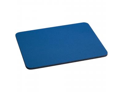 Promotional Giveaway Office | 1/4" Rectangular Rubber Mouse Pad Blue