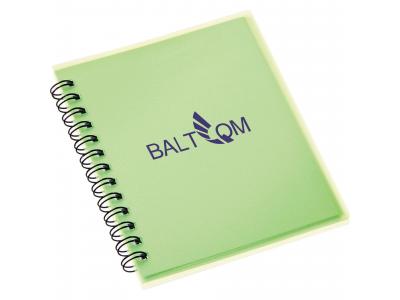 Promotional Giveaway Office | The Duke Spiral Notebook Translucent Green